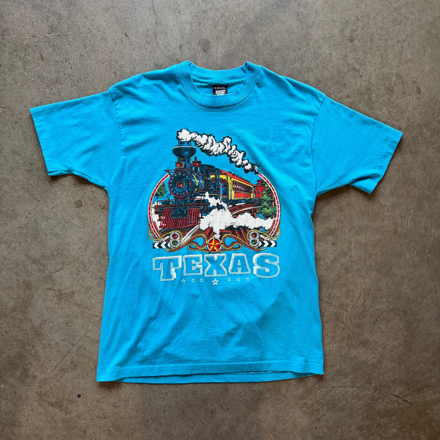 XL 90s Texas Train Tee