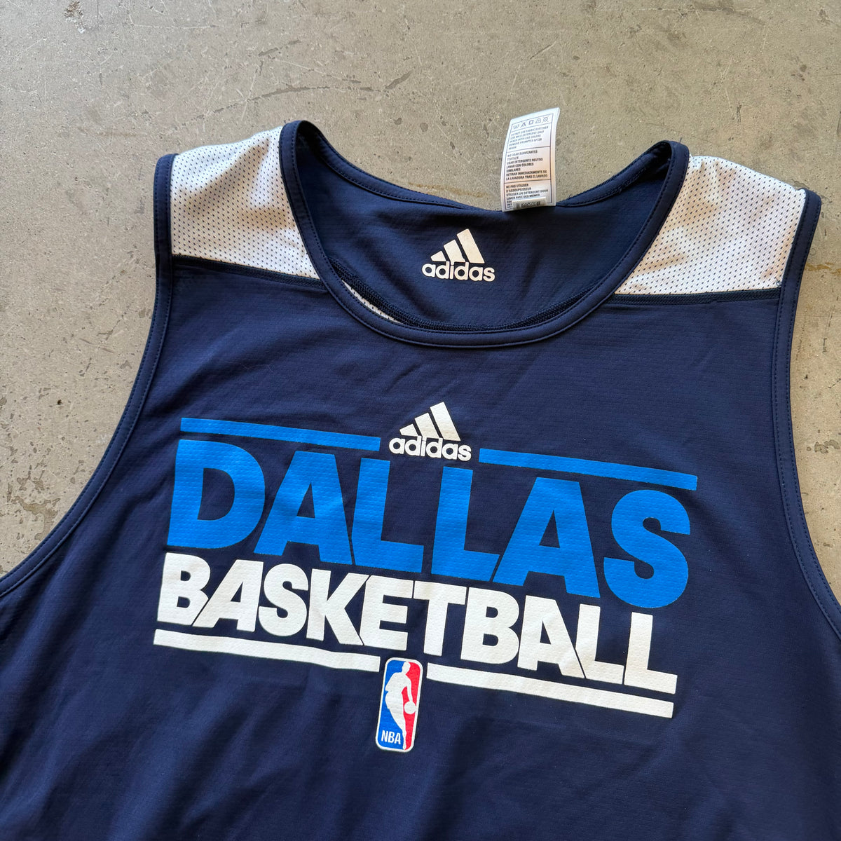 XL Reversible Dallas Mavs Practice Jersey