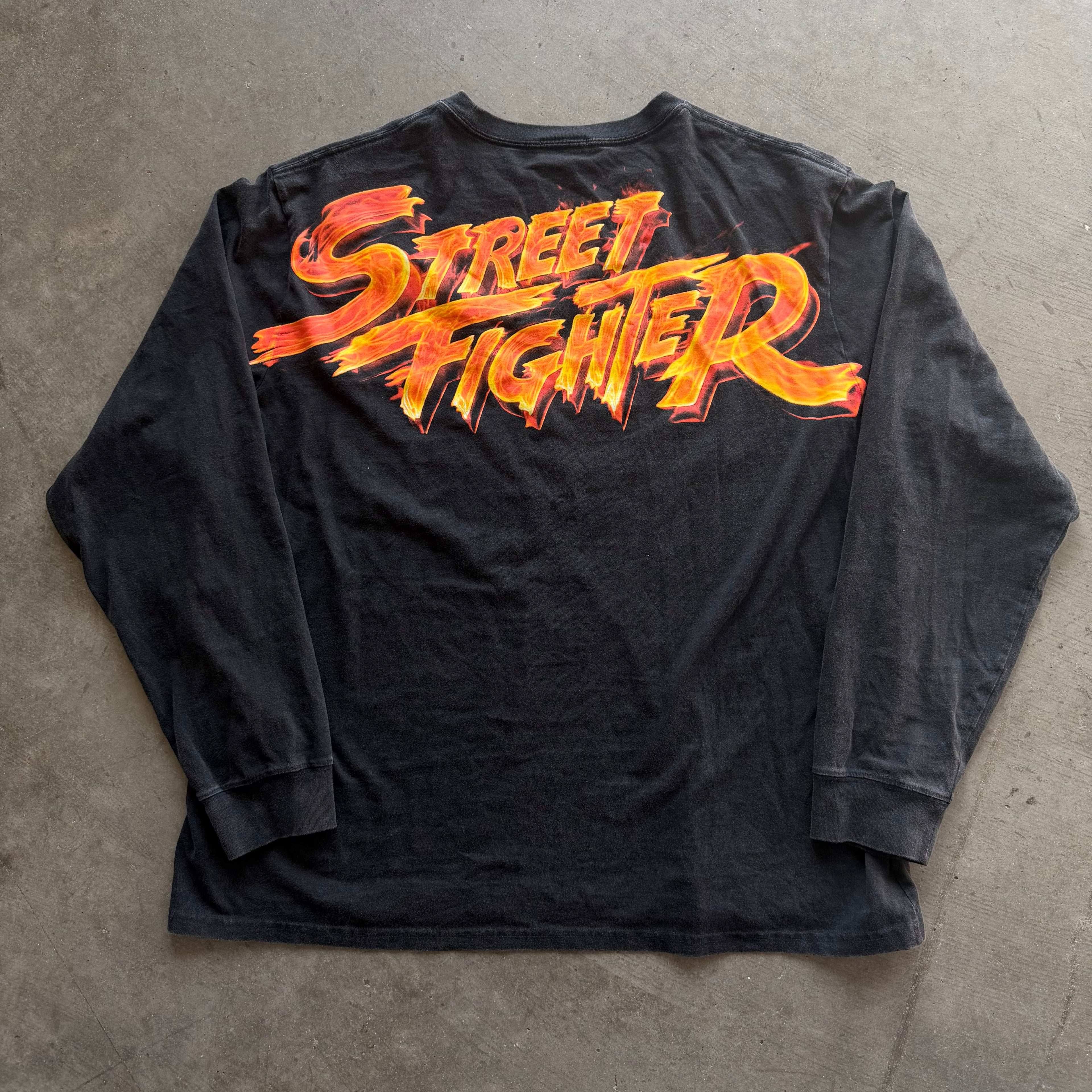 XXL Kith Capcom Street Fighter Flame L/S