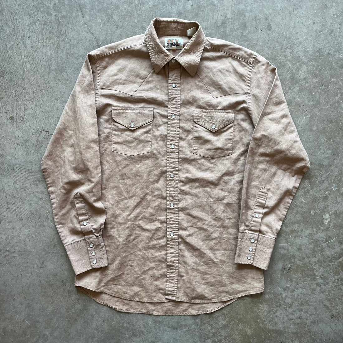 L 90s Fly Cattleman Pearl Snap