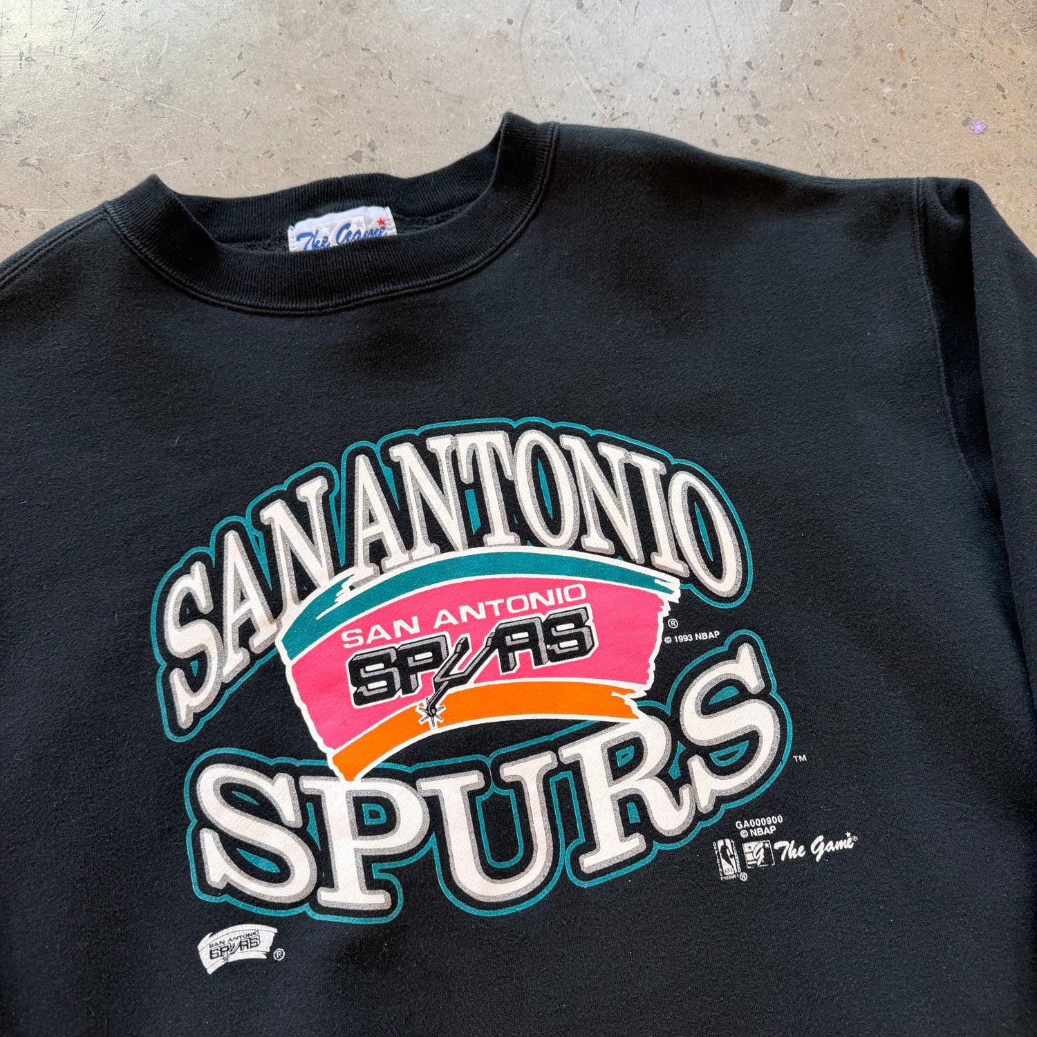 L 90s San Antonio Spurs Crewneck