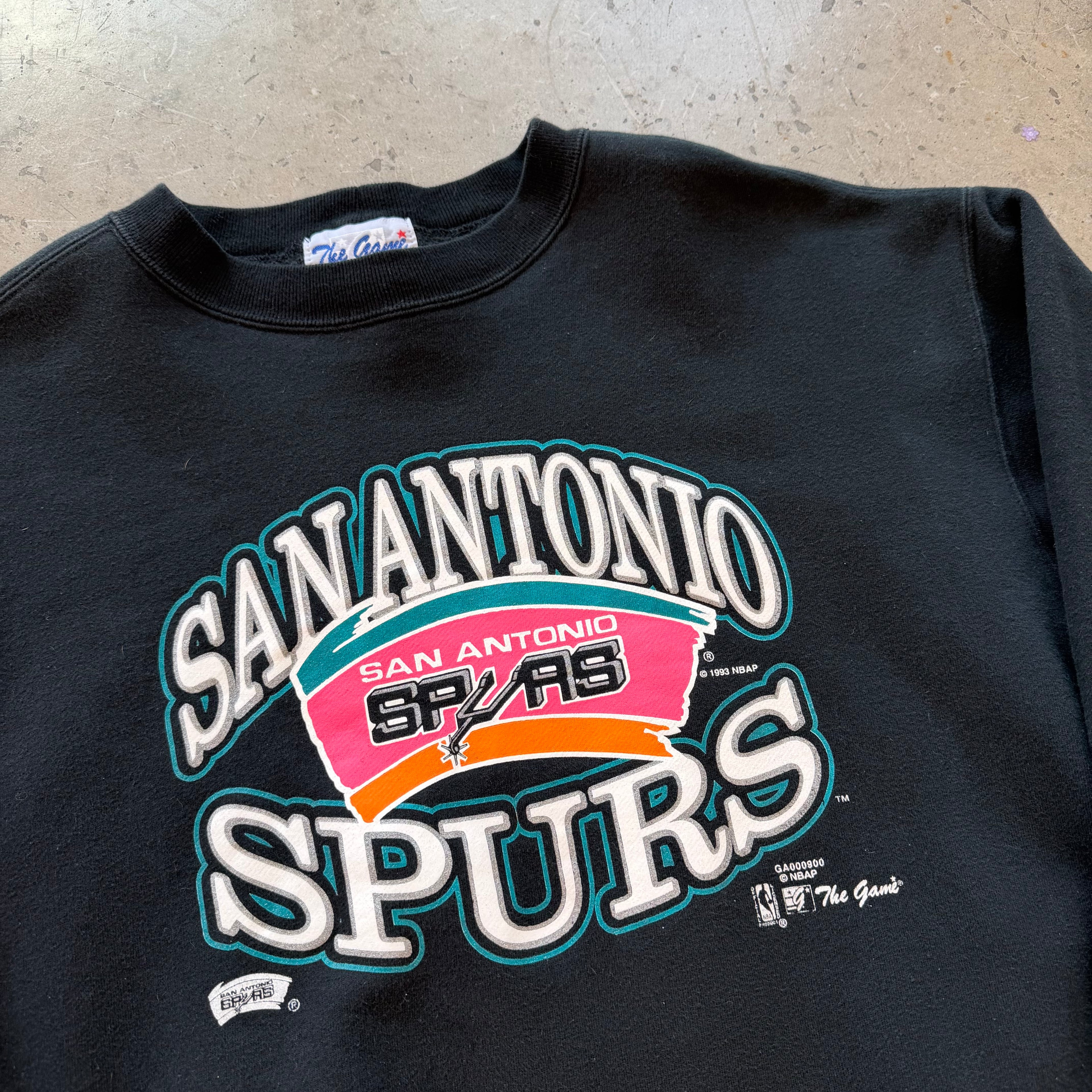 L 90s San Antonio Spurs Crewneck