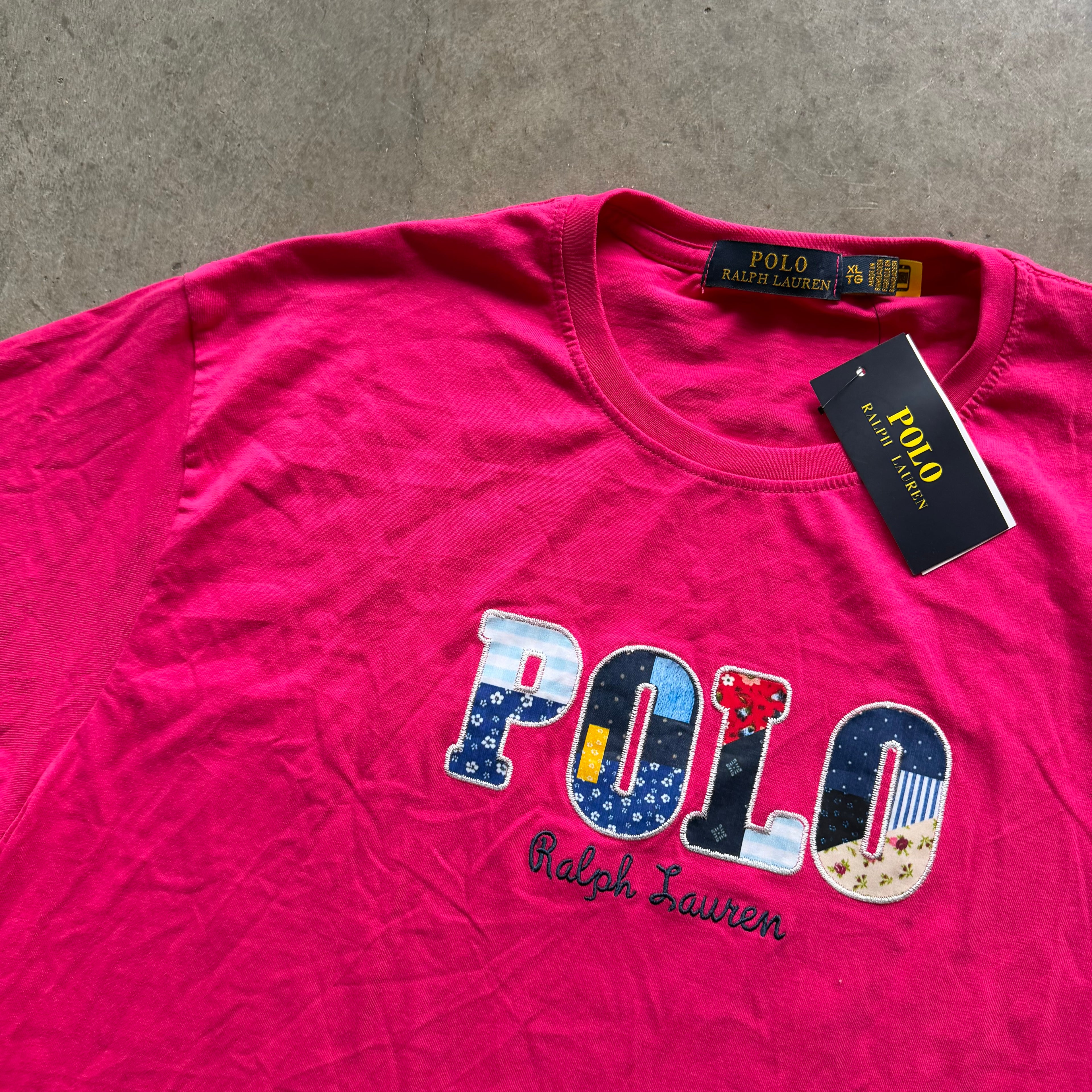 XL Pink Polo Tee