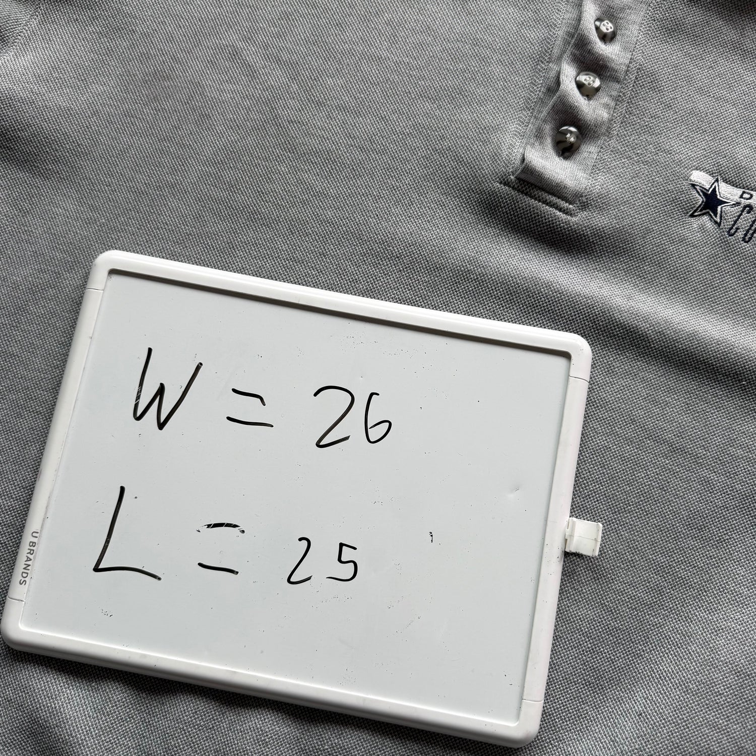 L 90s Dallas Cowboys Button Crewneck