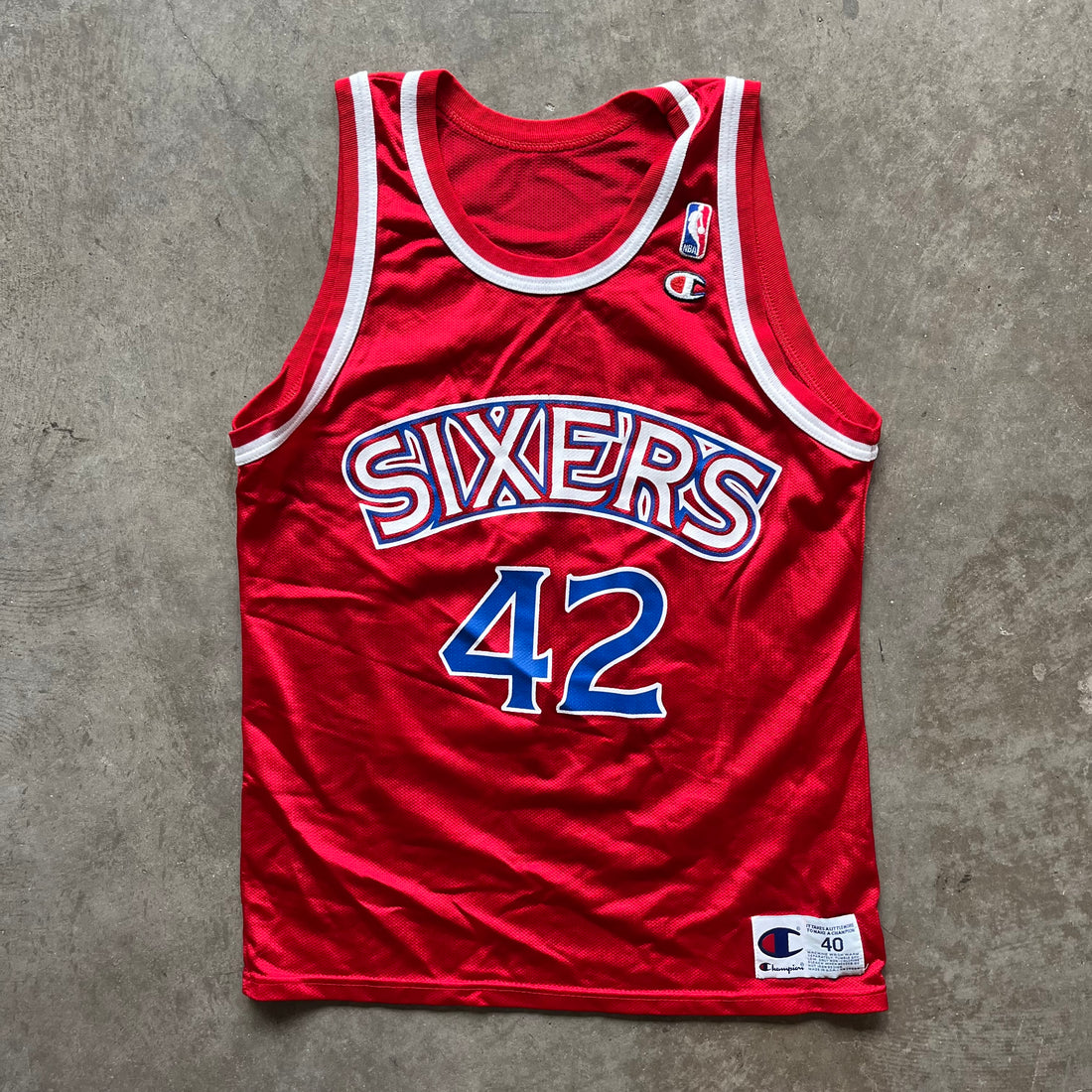 M 90s Sixers Stackhouse Jersey