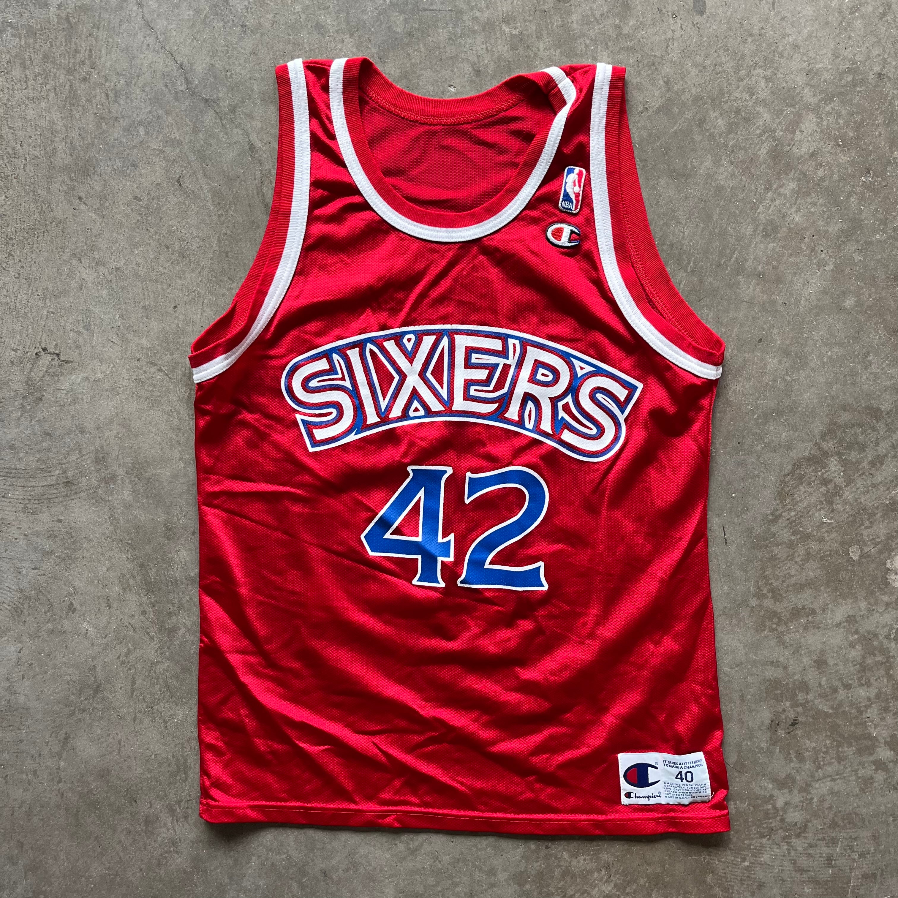 M 90s Sixers Stackhouse Jersey