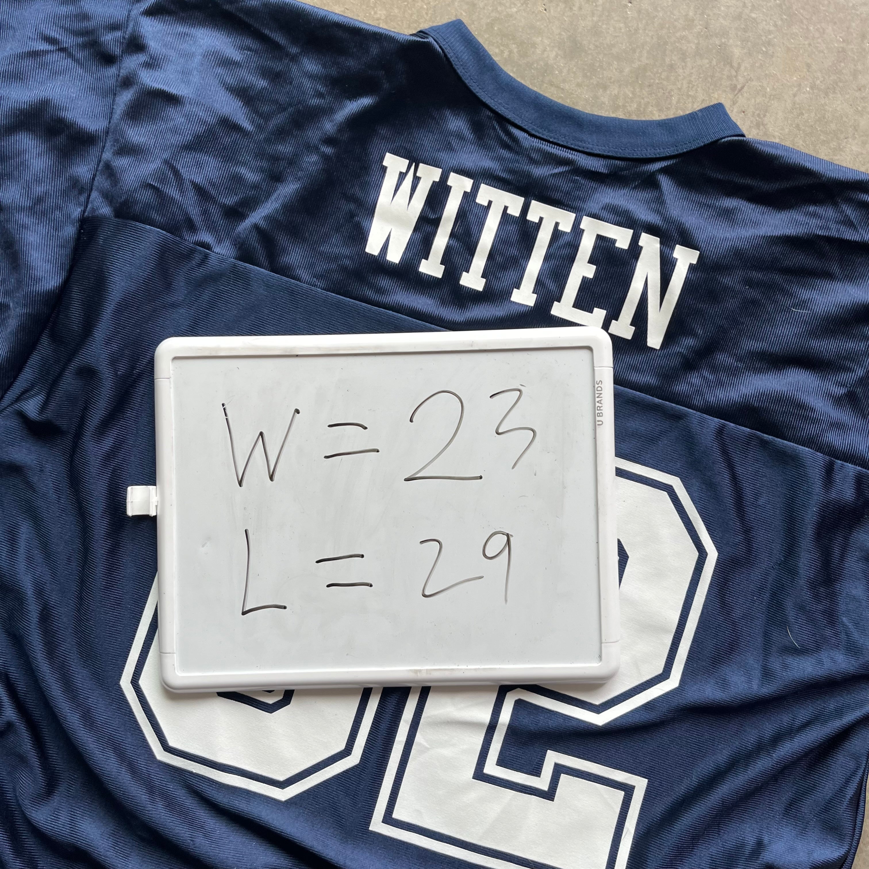 L 00s Witten Cowboys Jersey