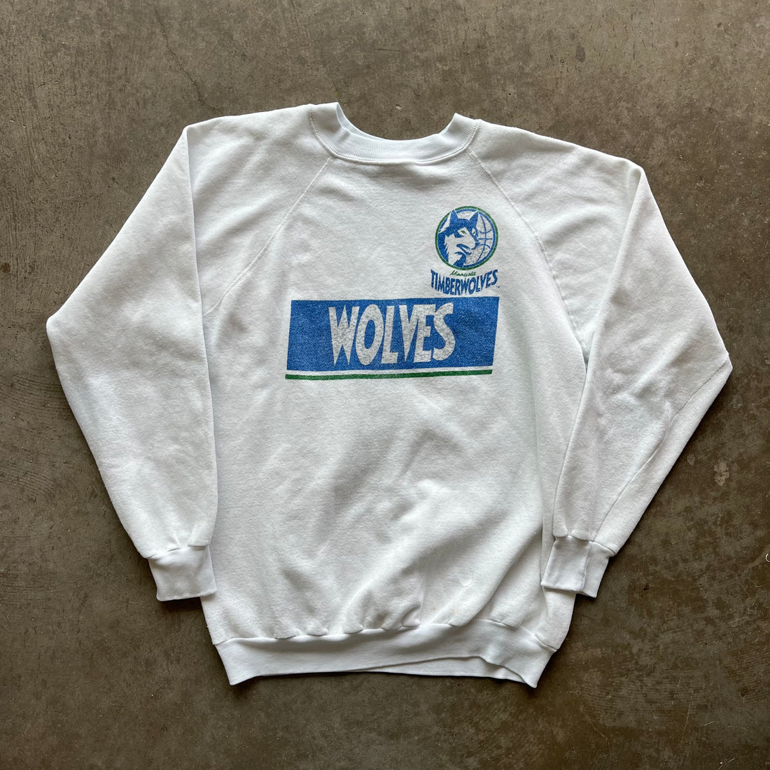 XXL 80s Minnesota Timberwolves Crewneck