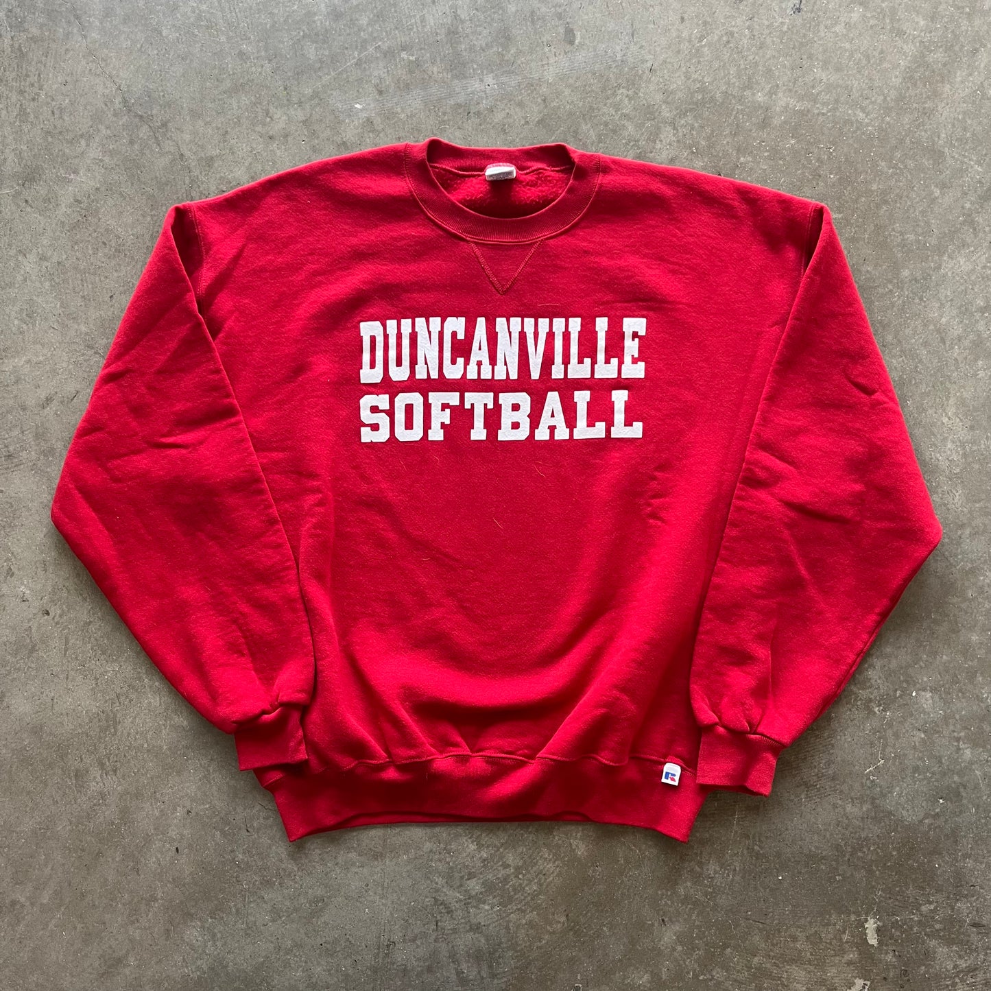 XL 90s Duncanville Softball Crewneck