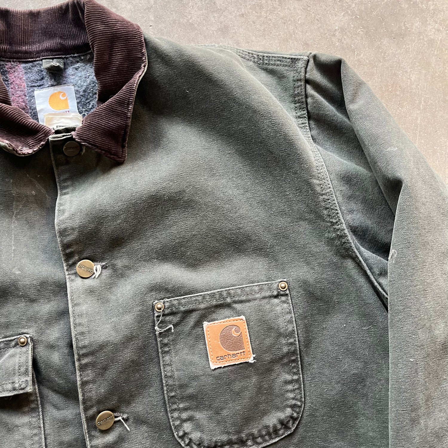 L 03 Blanket Lined Carhartt Chore Jacket