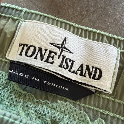 M Stone Island Green Swim Trunks