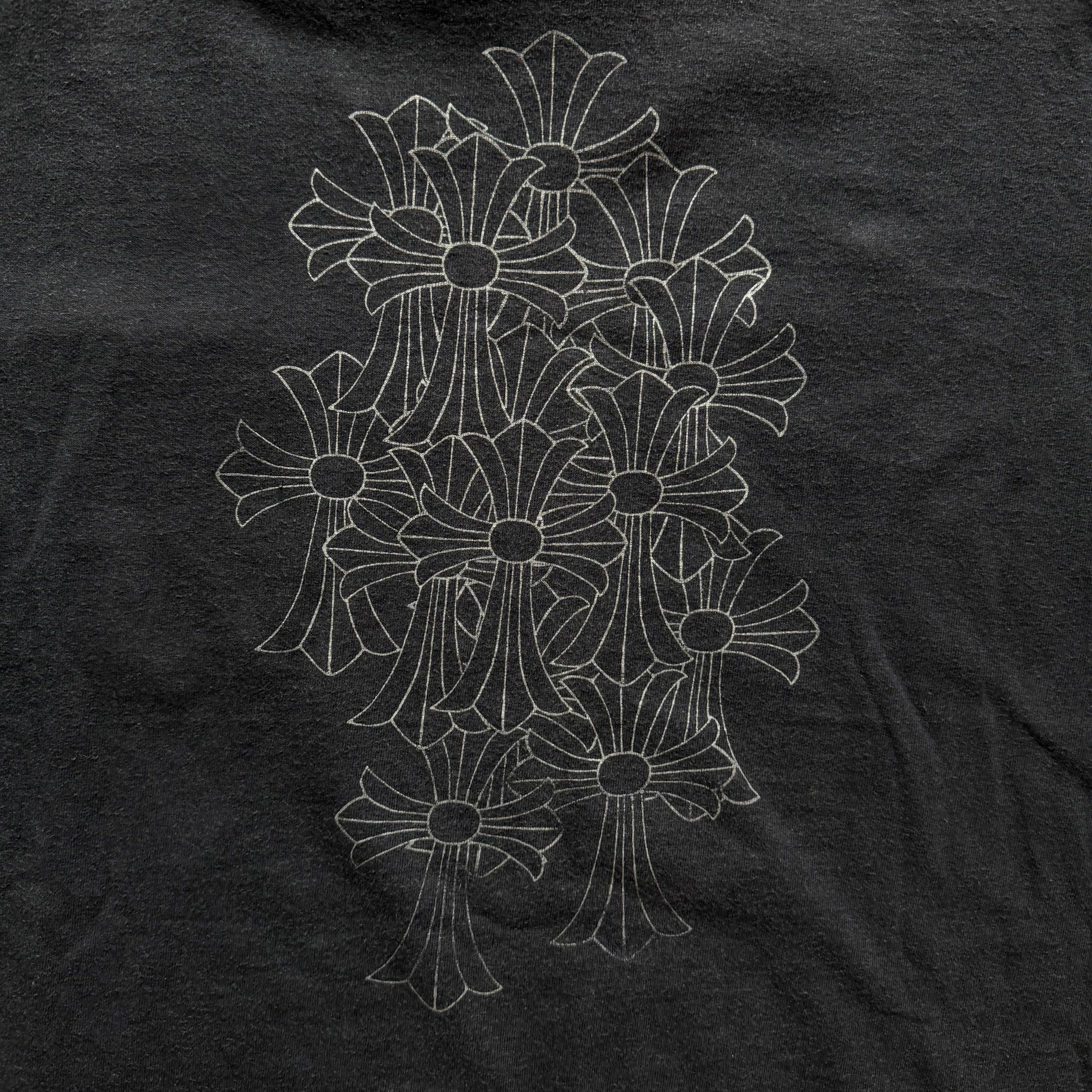 L Vintage Chrome Hearts Cemetery Tee