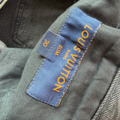 34x34 Louis Vuitton Black Denim