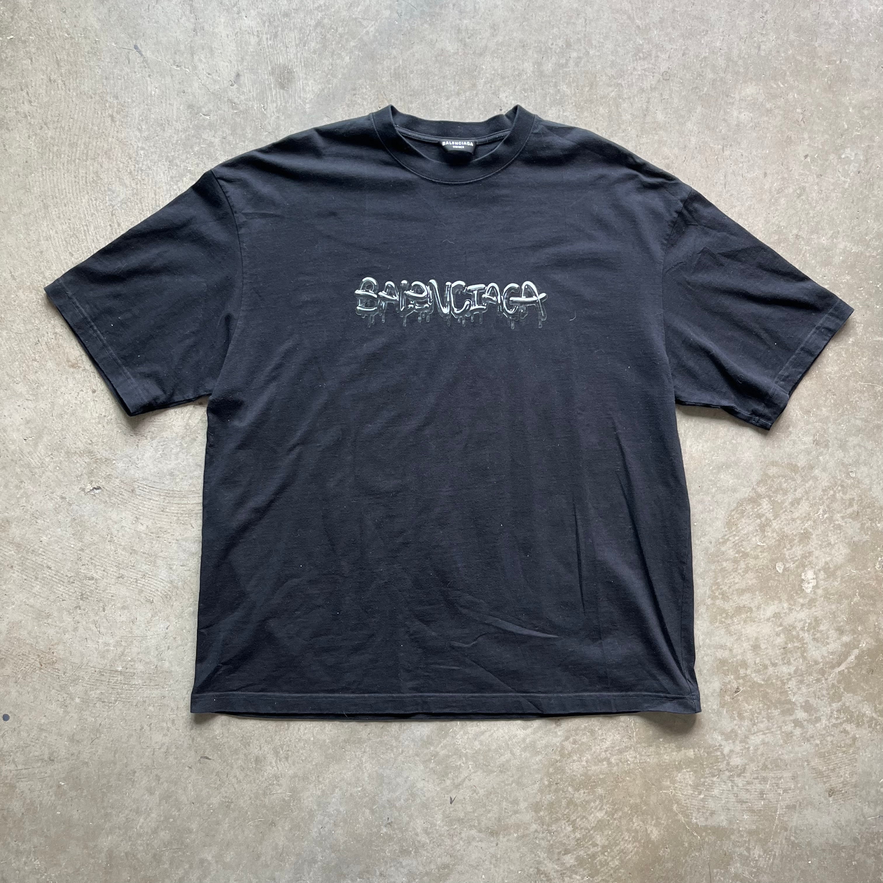 XXL Balenciaga Black Slime Tee