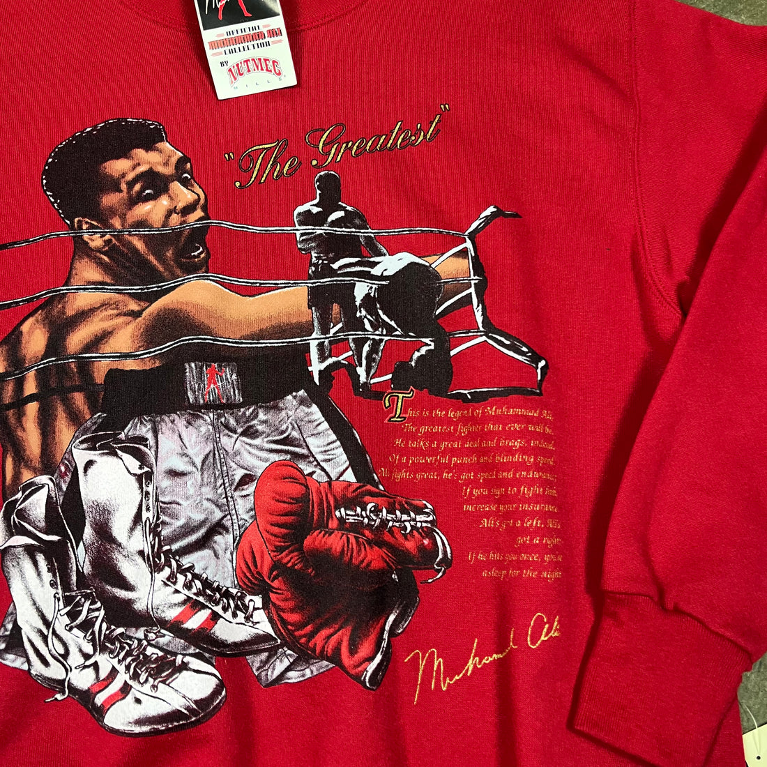 L 90s Muhammad Ali Crewneck