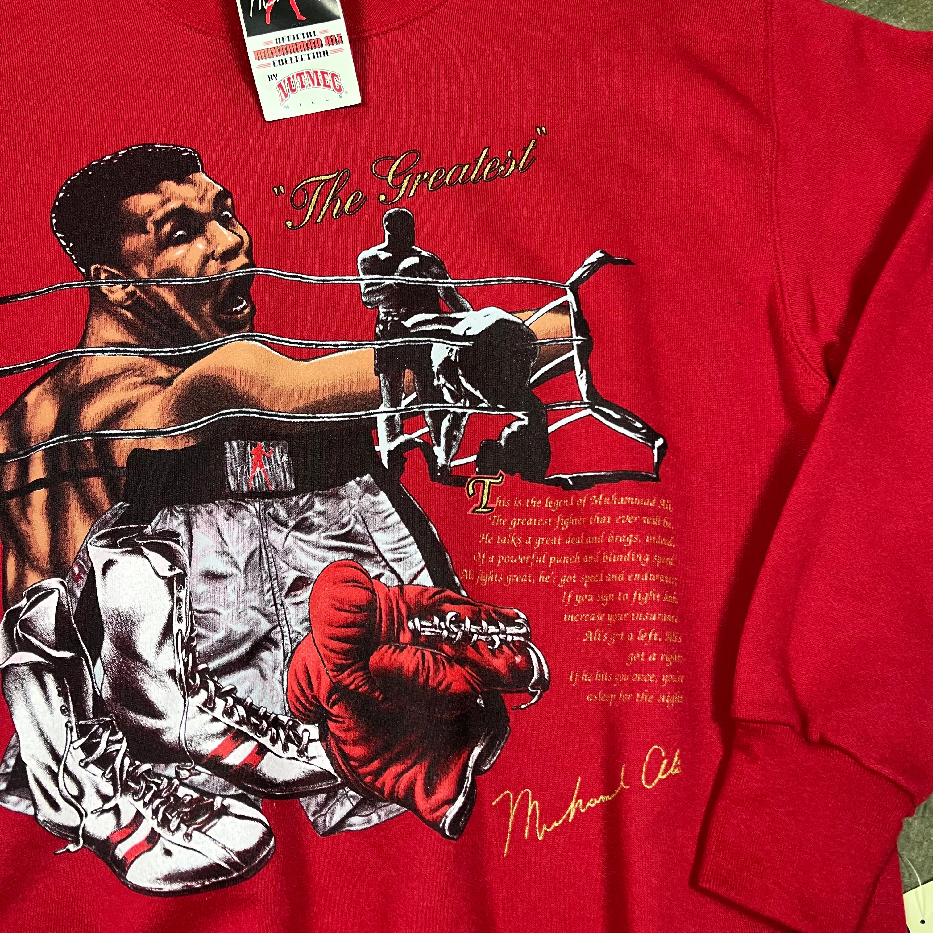 L 90s Muhammad Ali Crewneck