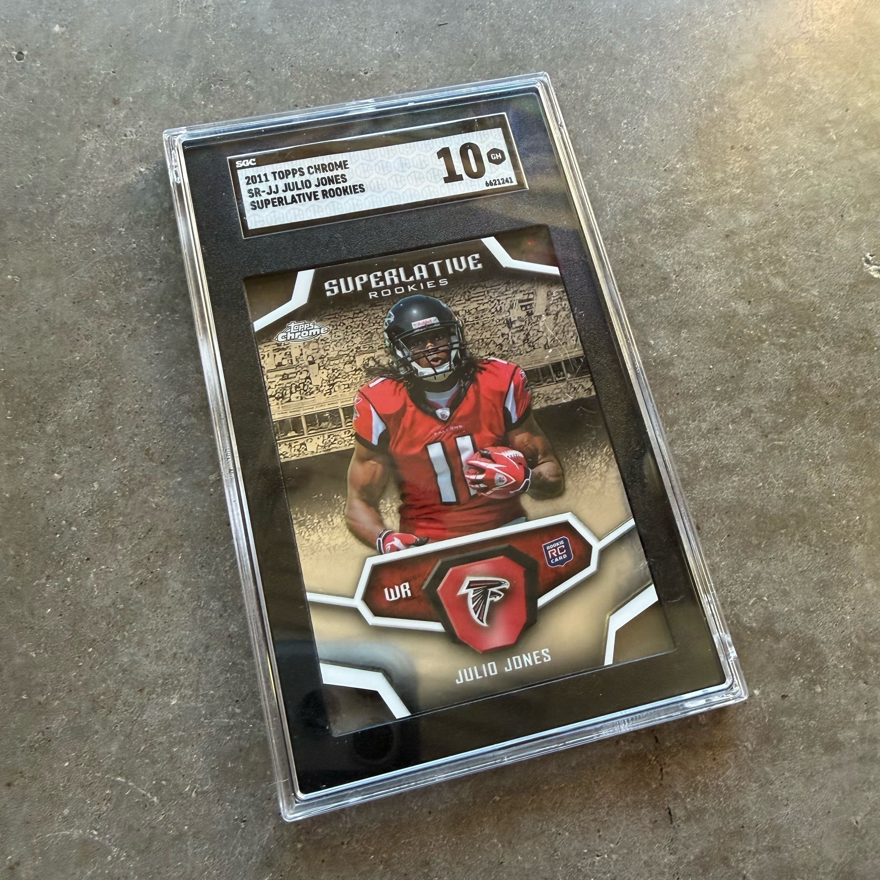 Julio Jones 2011 Topps Chrome Superlative Rookies SGC 10