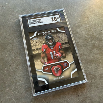 Julio Jones 2011 Topps Chrome Superlative Rookies SGC 10