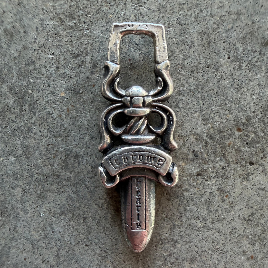 Chrome Hearts Dagger Zipper Pendant