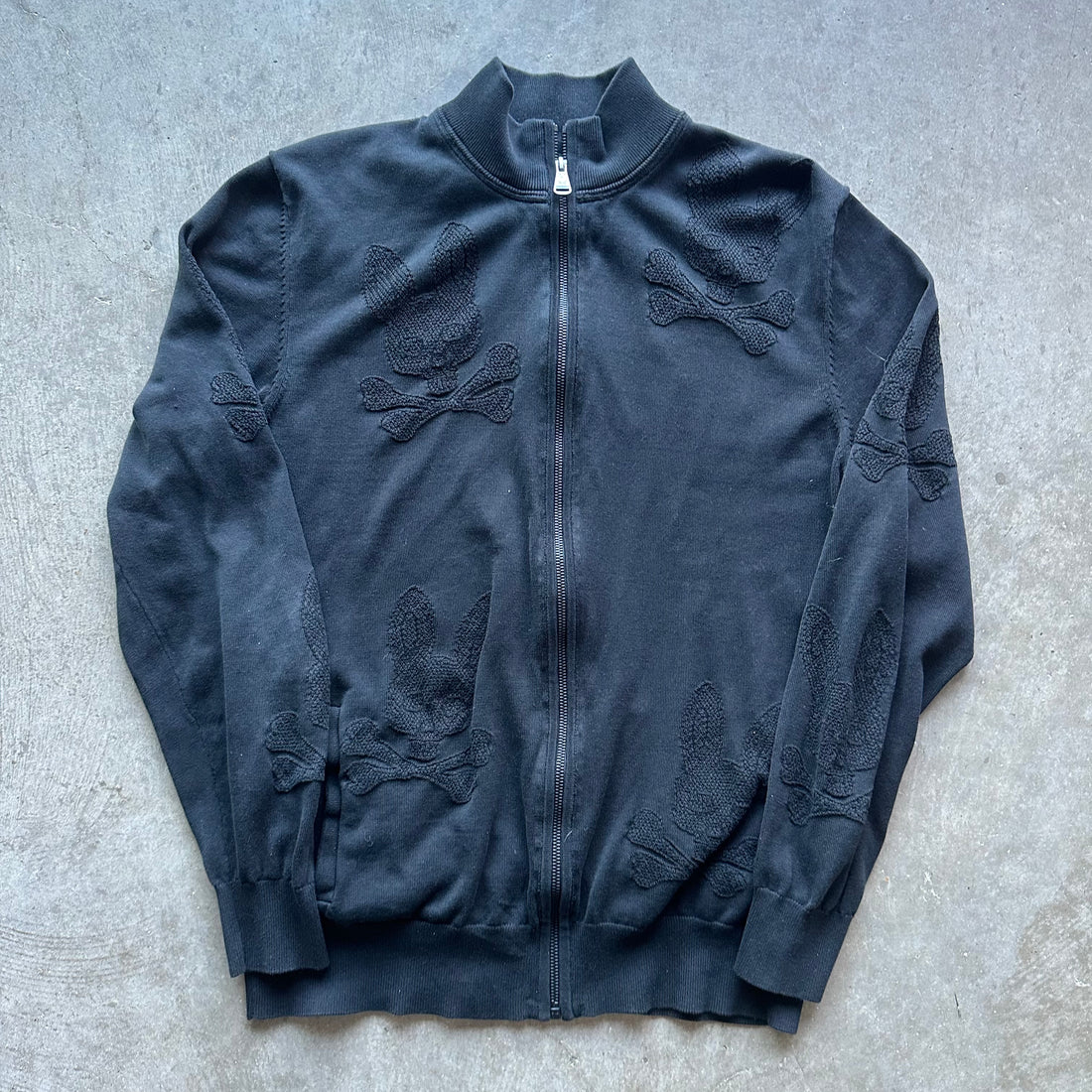 L Psycho Bunny Cardigan