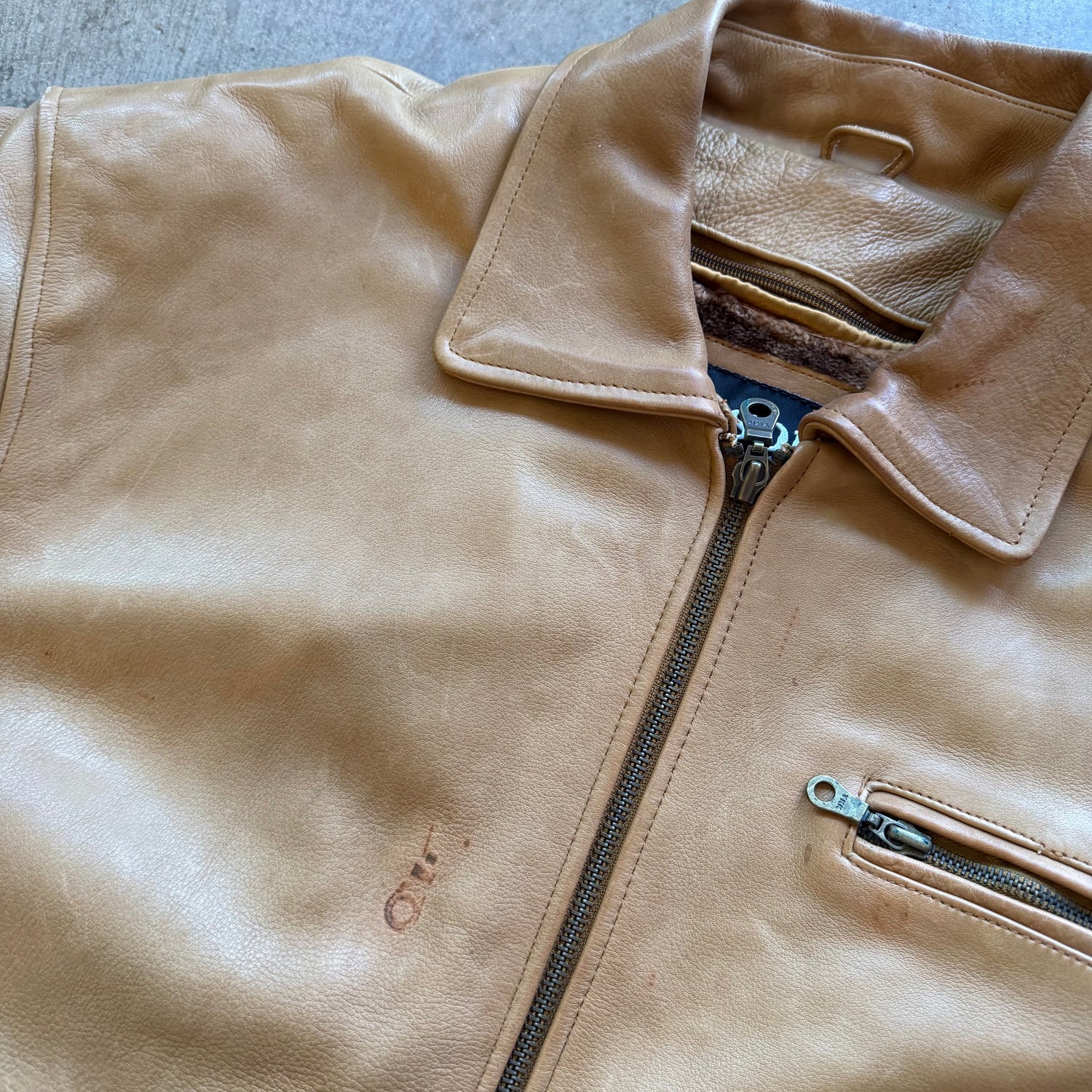 XL 90s Detachable Hudson Leather Jacket