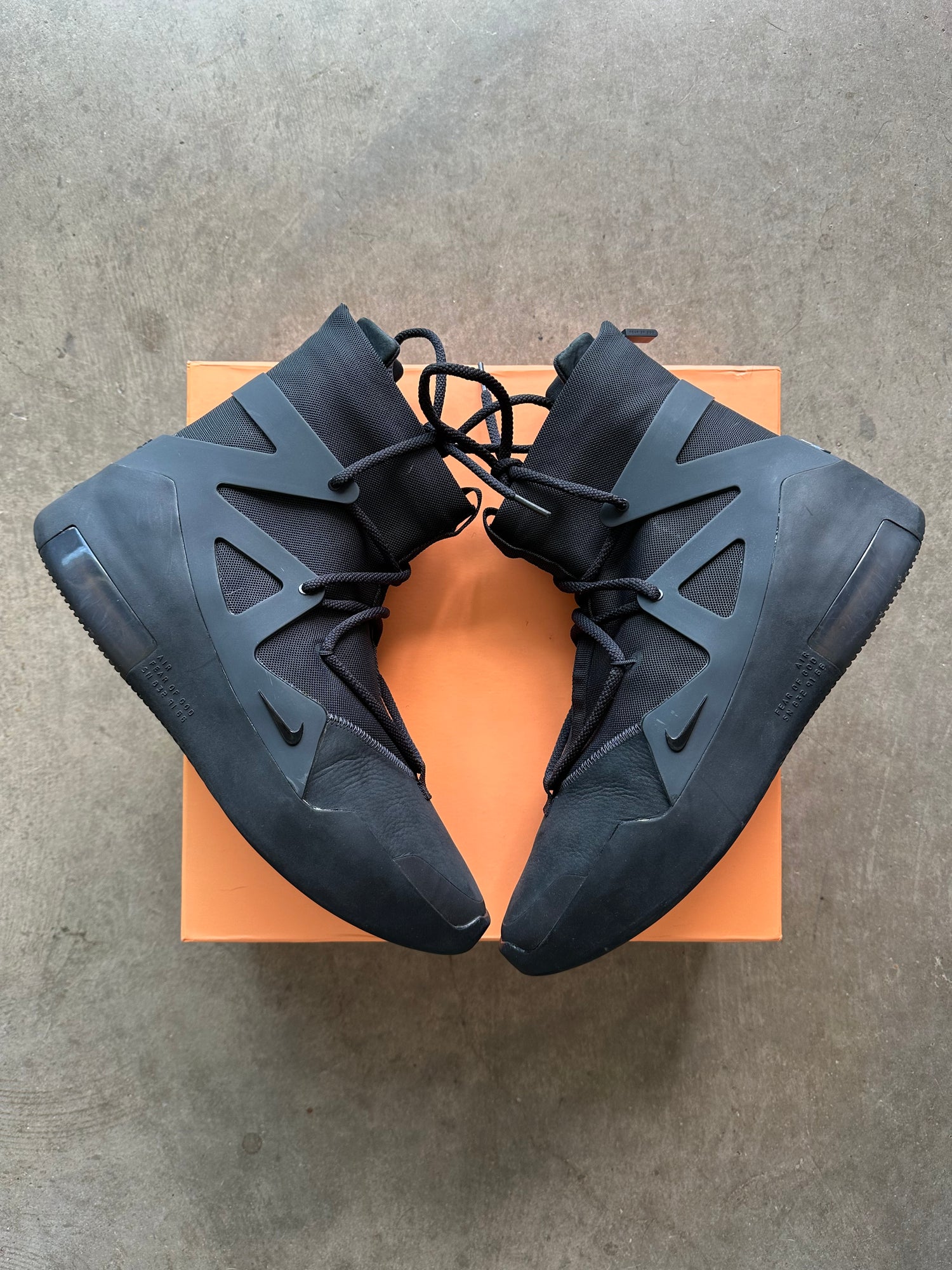 11.5 Used Nike Fear Of God Black