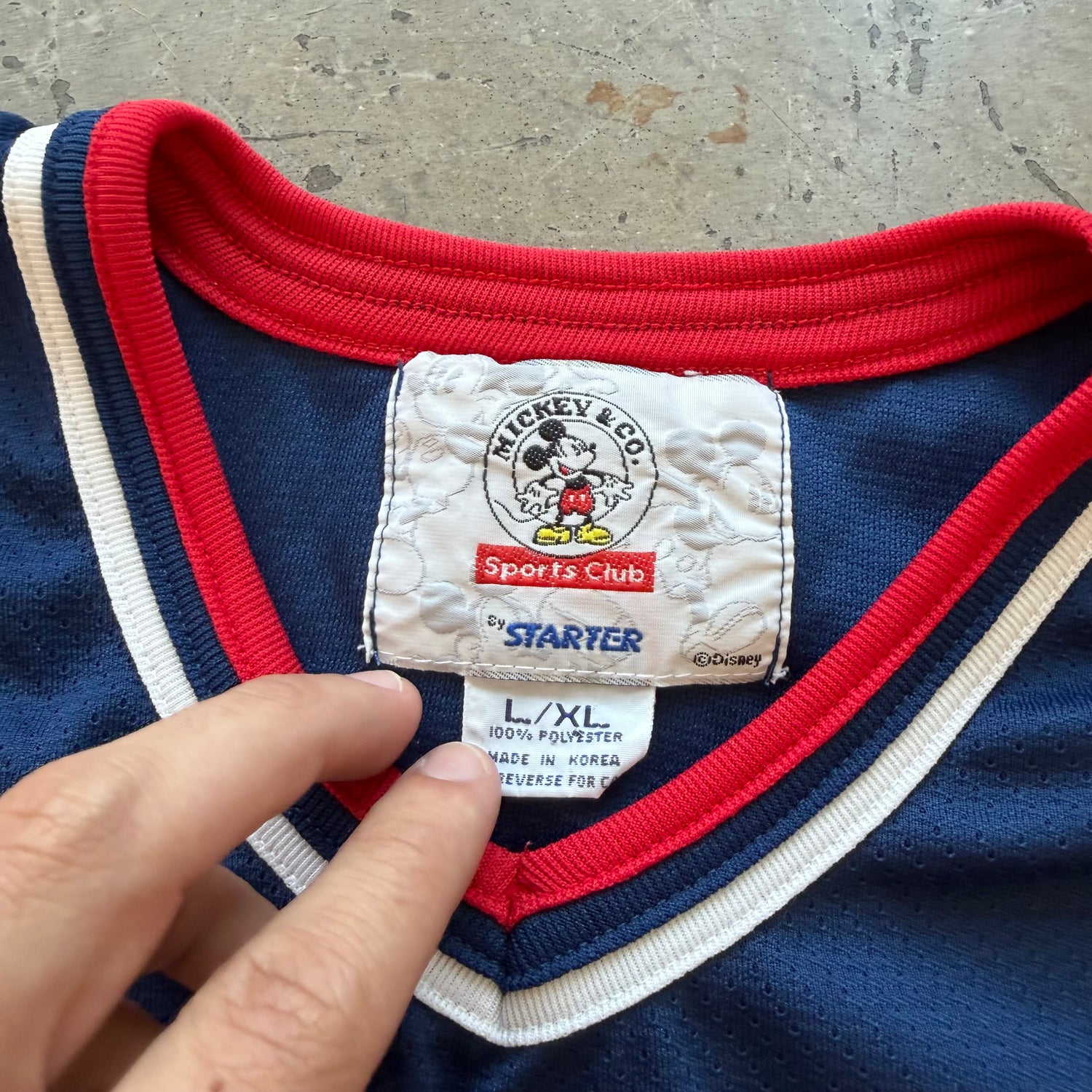 Y/XL Mickey Mouse Starter Jersey