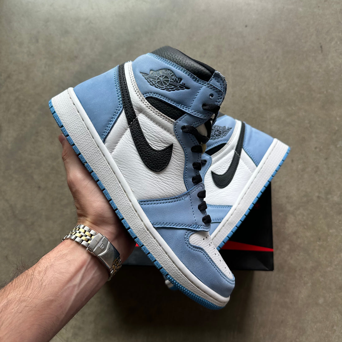 9.5 Used Jordan 1 University Blue
