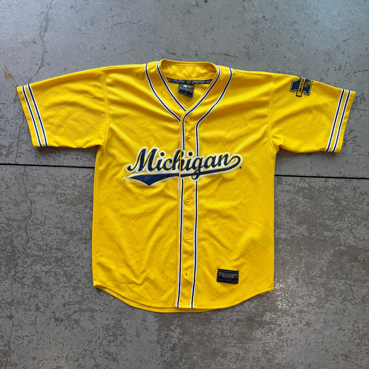 L 00s Michigan Baseball Jersey