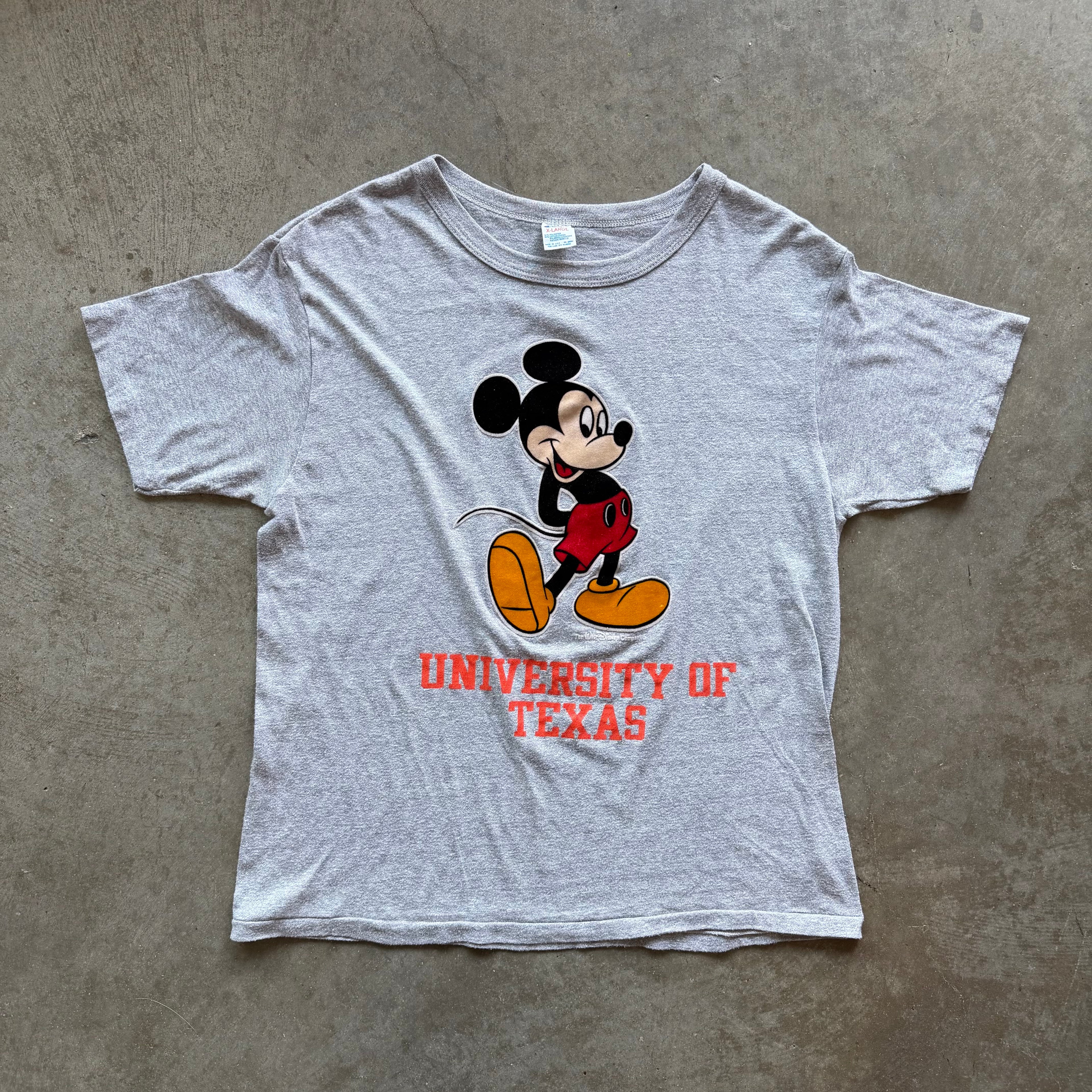 XL 80s Champion Mickey Mouse Texas Tee