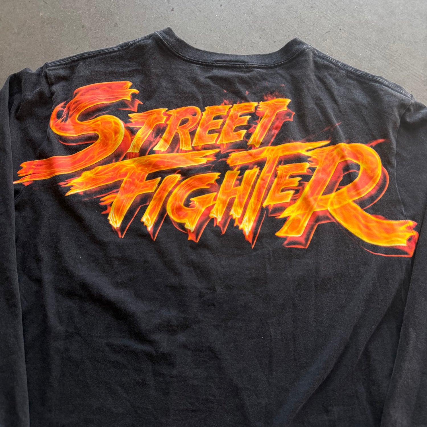 XXL Kith Capcom Street Fighter Flame L/S