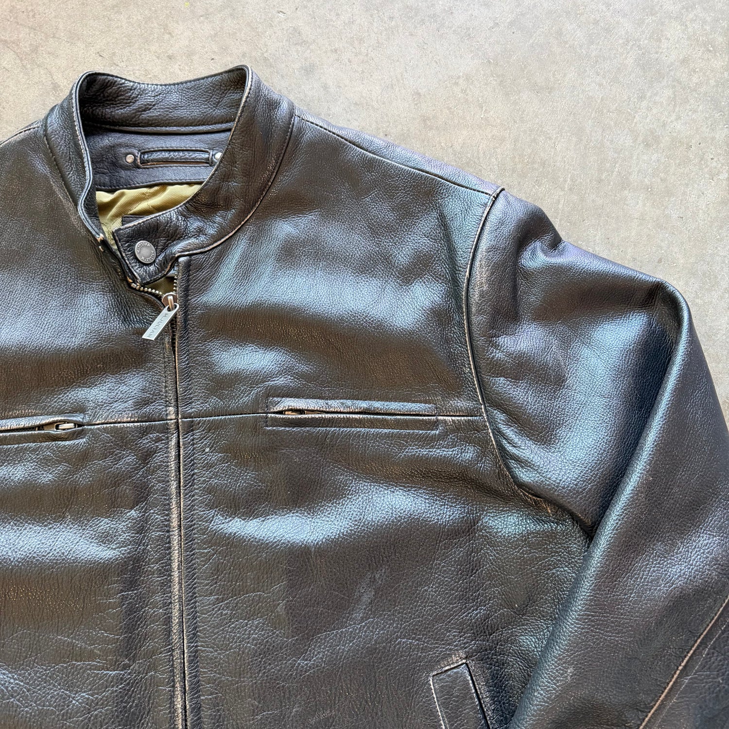 L 00s Wilsons Leather Jacket