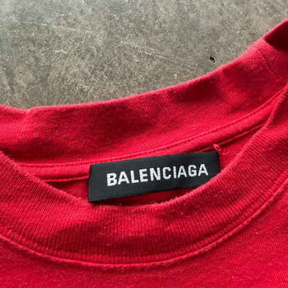 XL Balenciaga Speedometer Tee Red