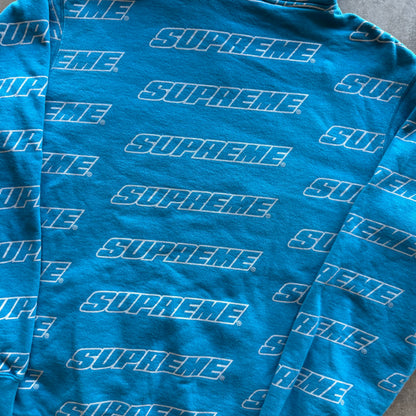 XL Supreme All Over Logo Zipup Blue