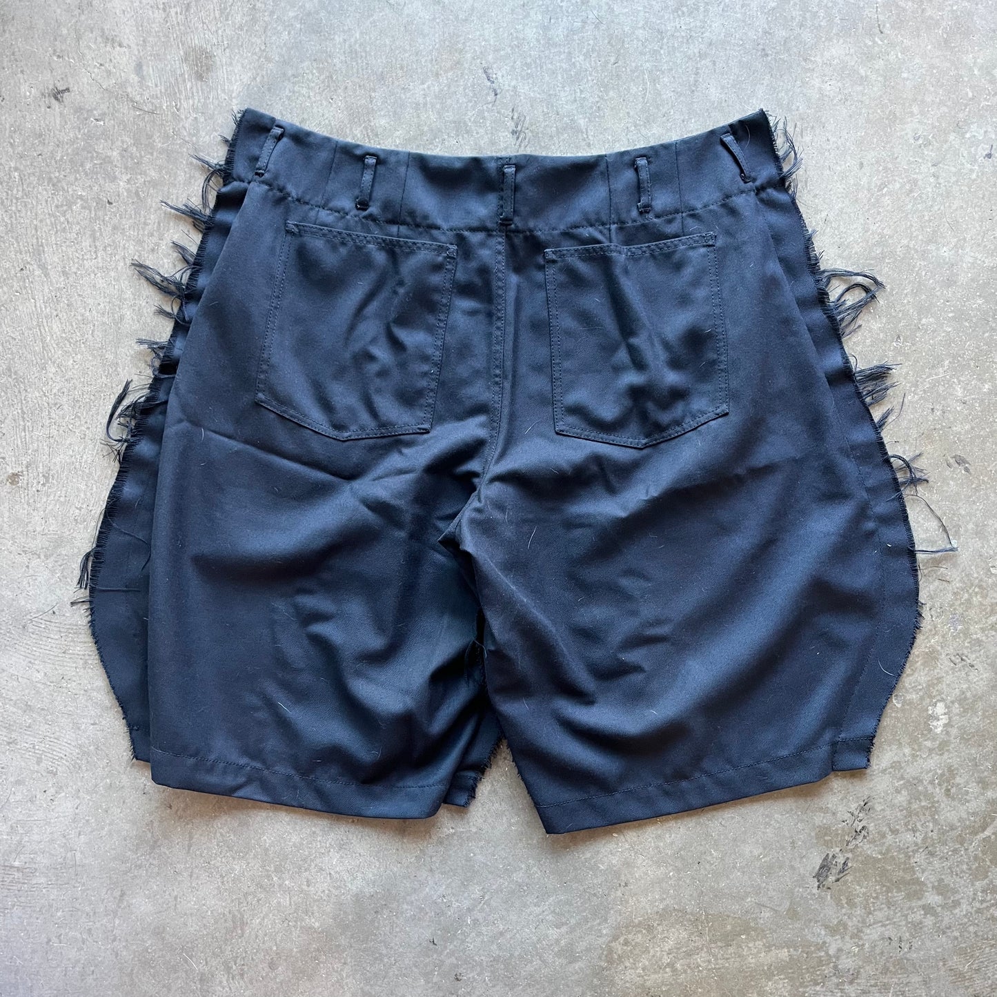 36w CDG Frayed Shorts