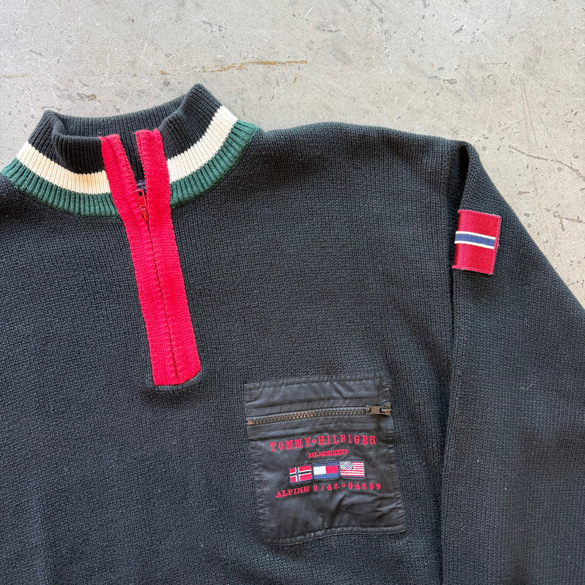 L 00s Tommy Hilfiger Alpine Knit Sweater