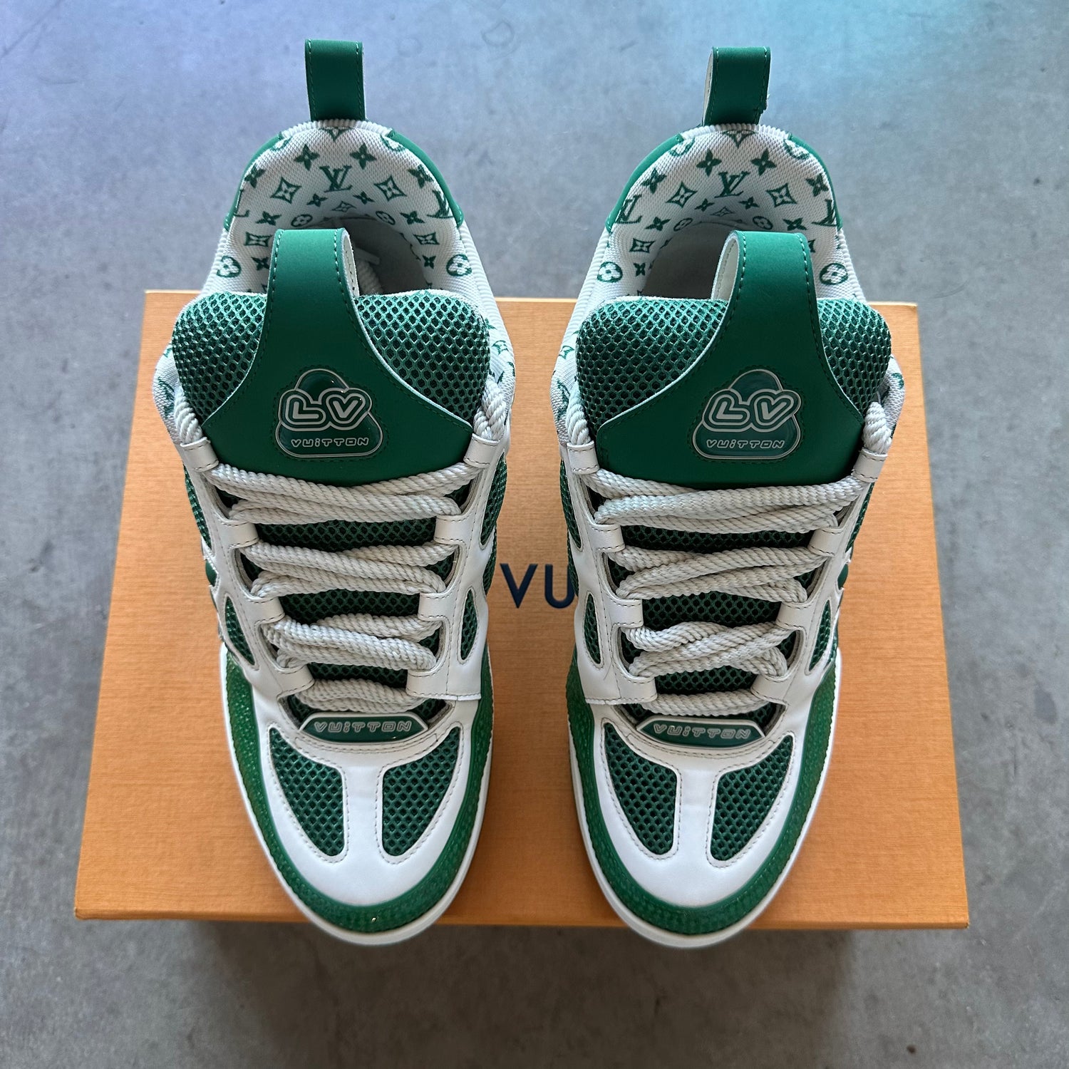 11 Used Louis Vuitton Skate Green