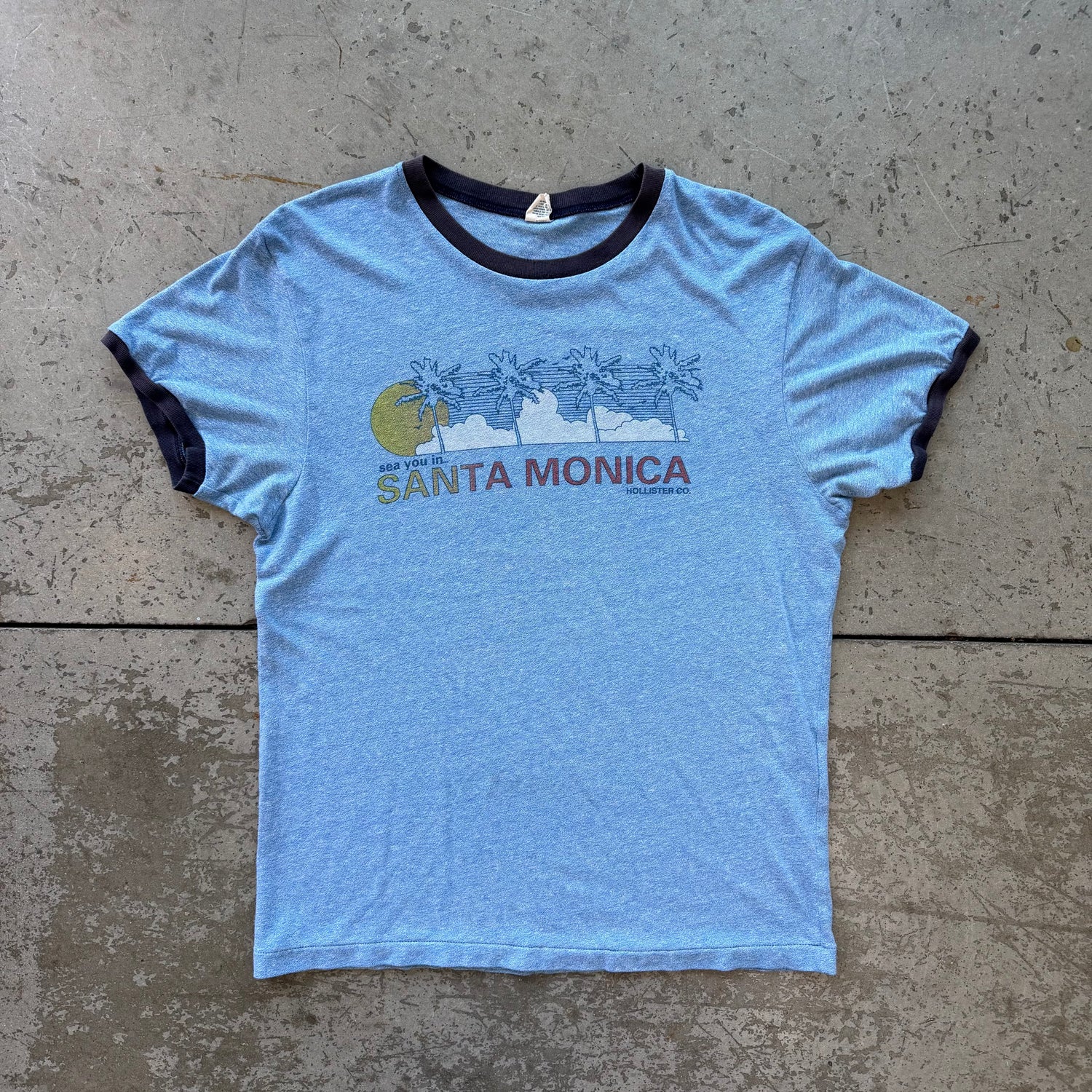 XL Y2K Hollister Ringer Tee
