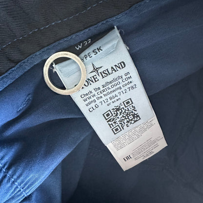 32w Navy Stone Island Cargo Pants