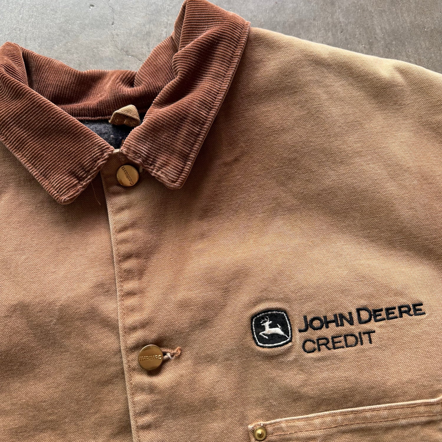 XL 90s John Deer Carhartt Chore Jacket