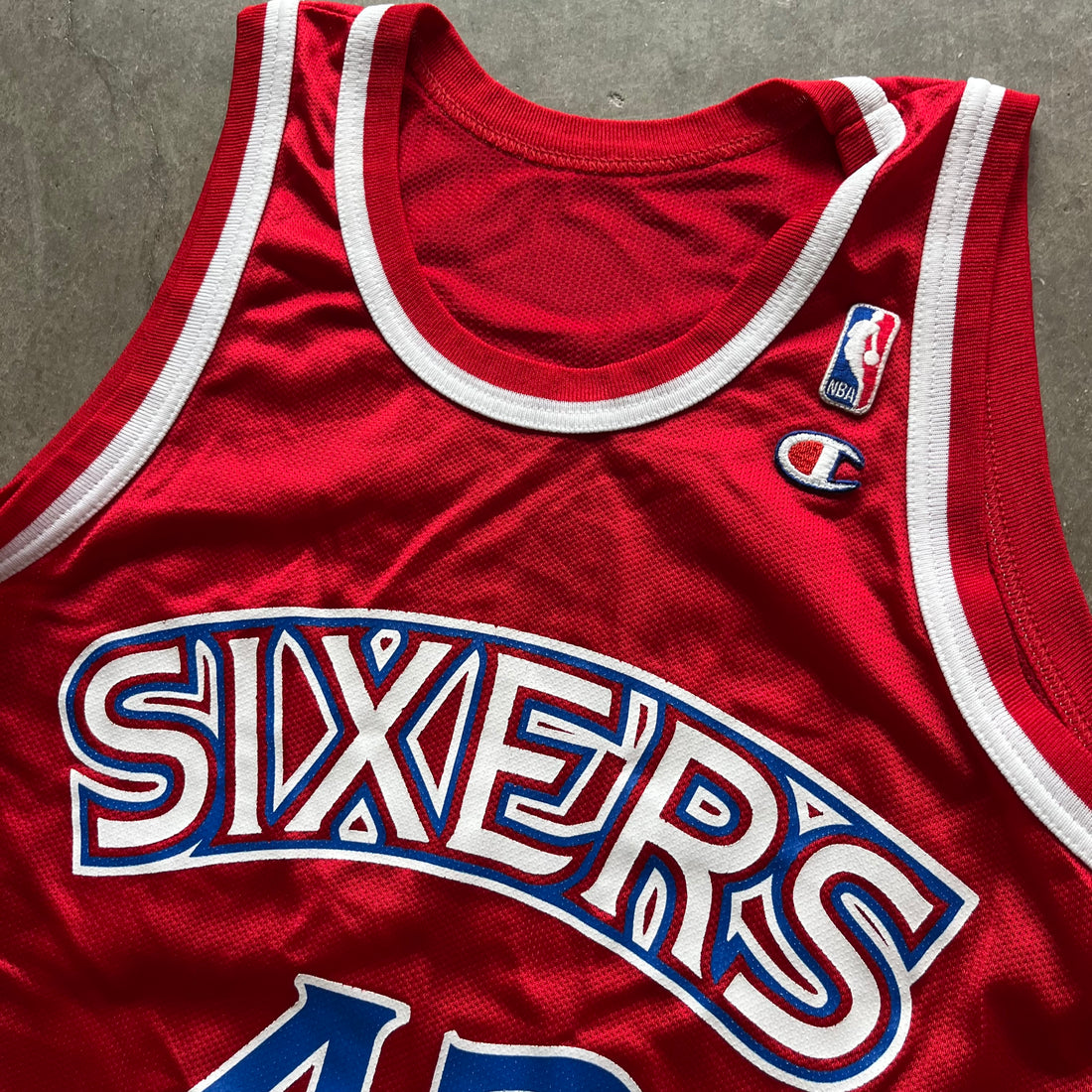 M 90s Sixers Stackhouse Jersey