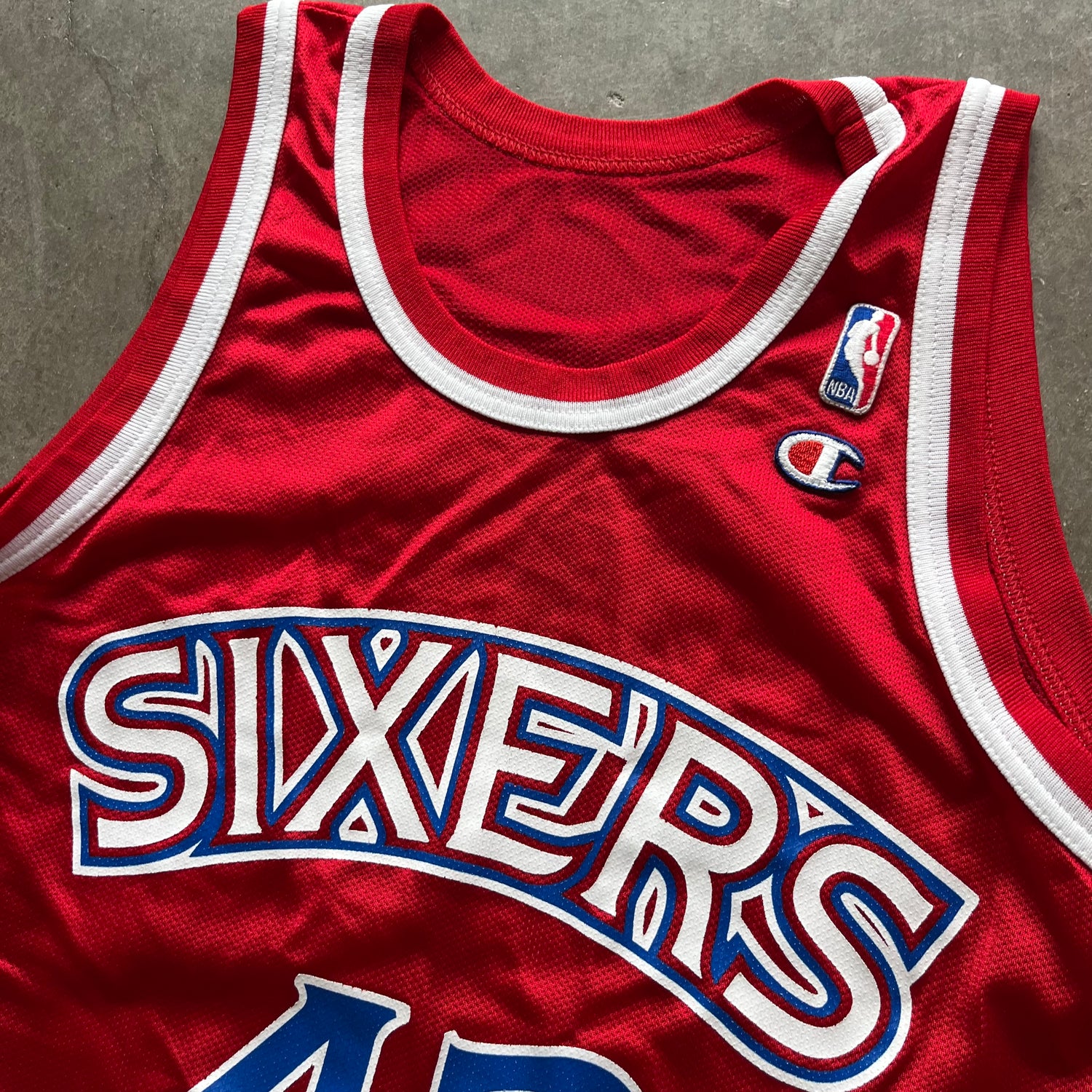 M 90s Sixers Stackhouse Jersey