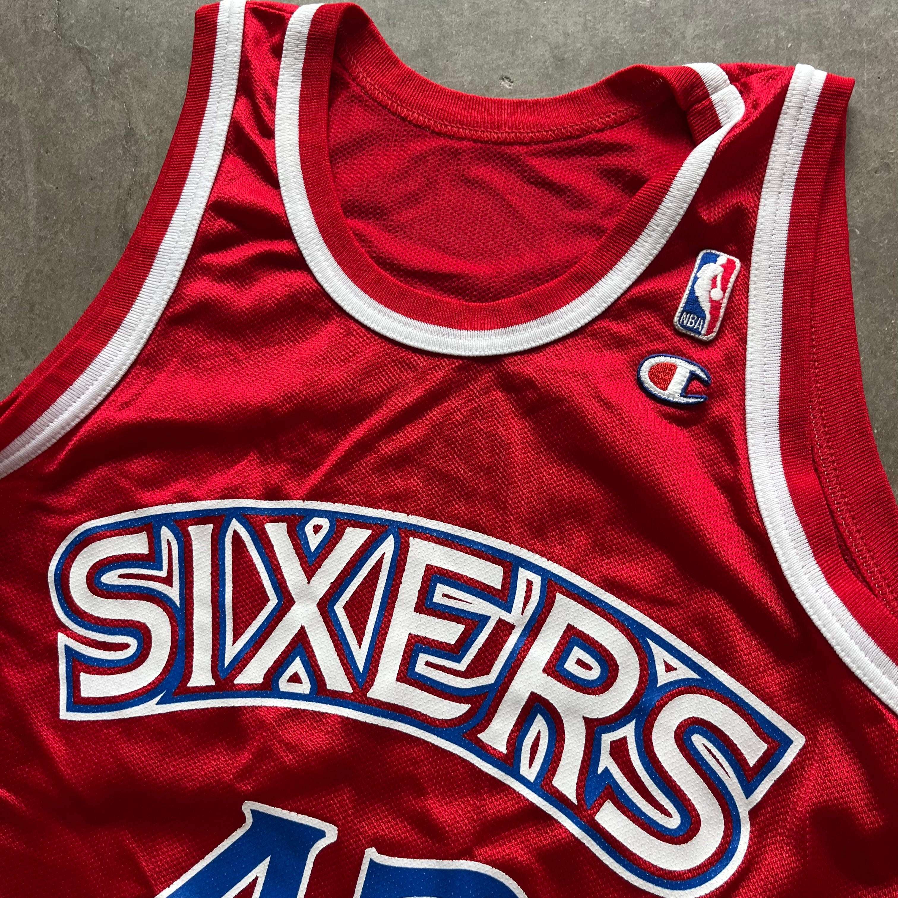 M 90s Sixers Stackhouse Jersey