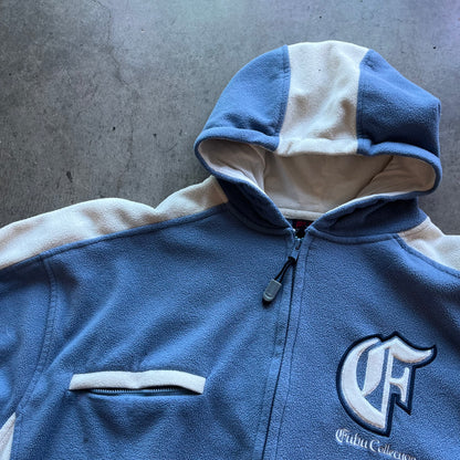 L Y2K Fubu Fleece Full Zip Hoodie