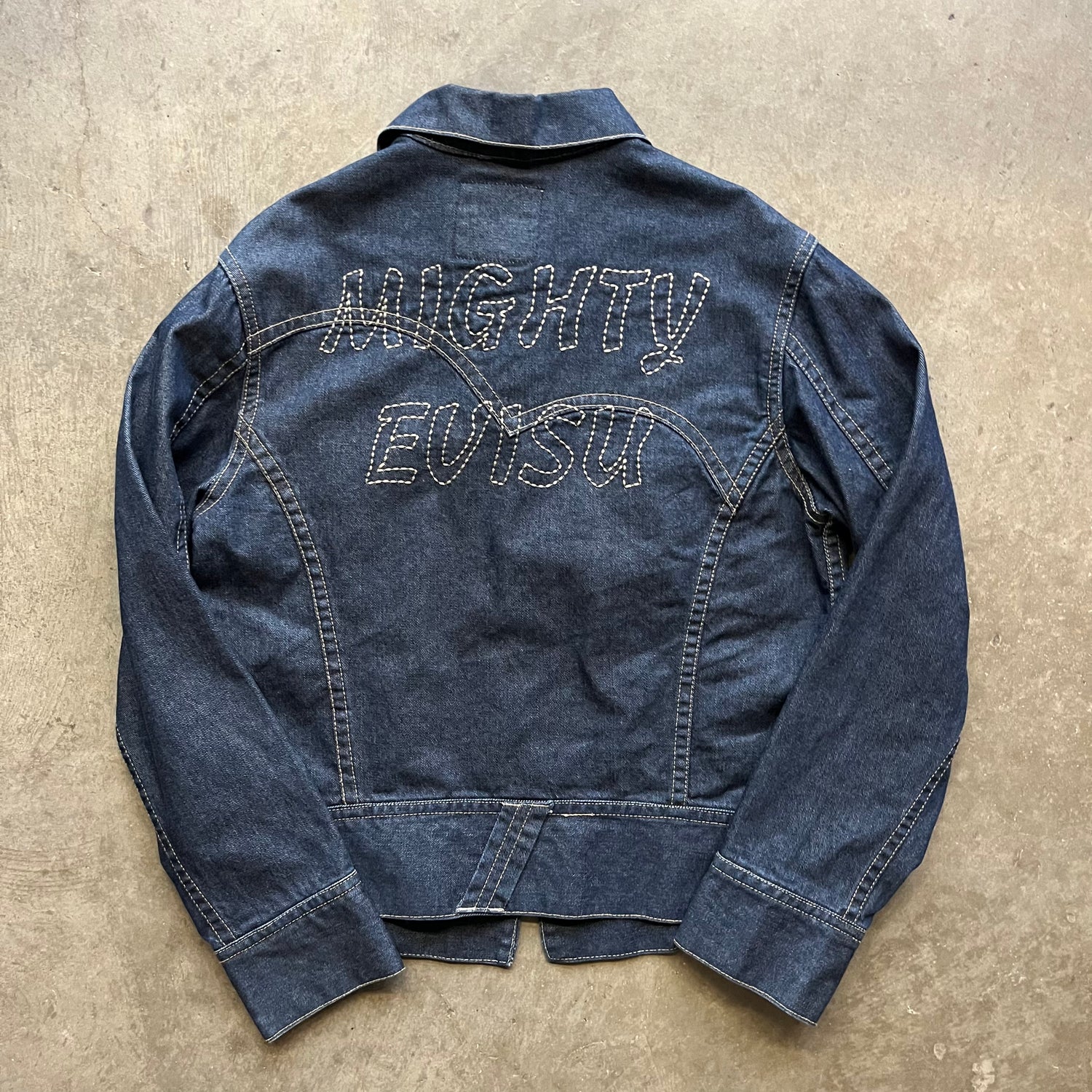 L 00s Mighty Evisu Denim Jacket