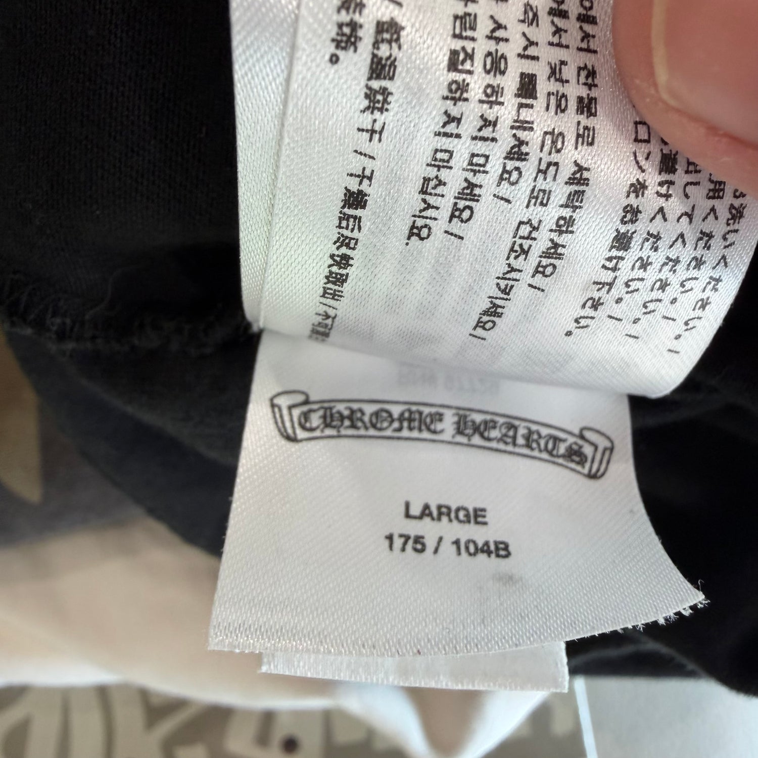 L Chrome Hearts Staff Tee Orange Blue
