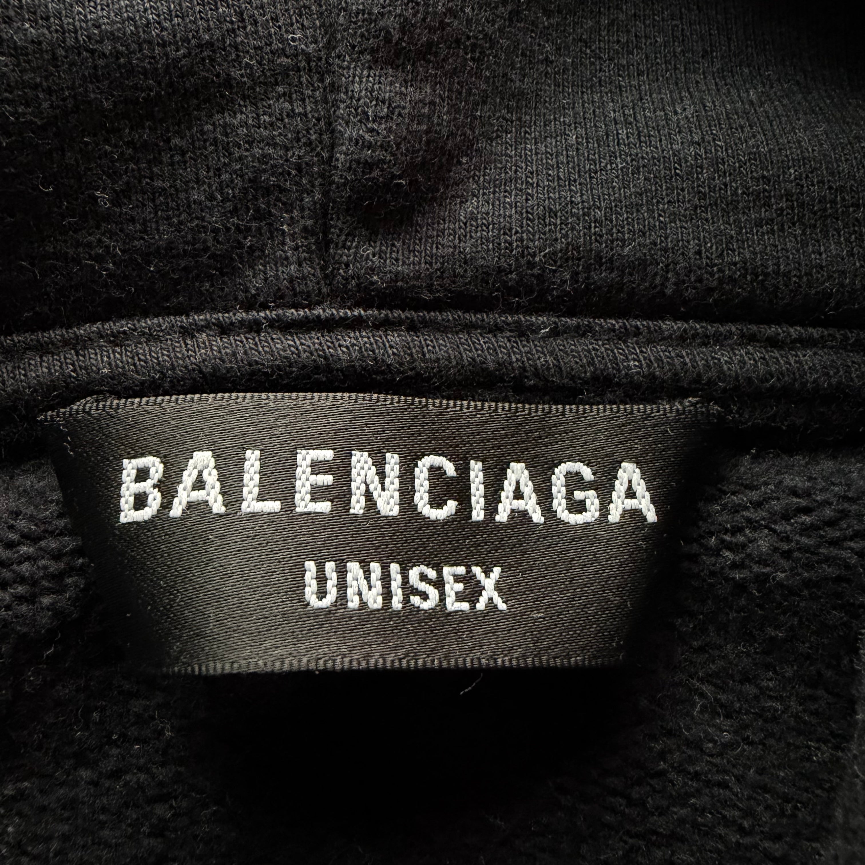 XL Balenciaga Script Logo Hoodie