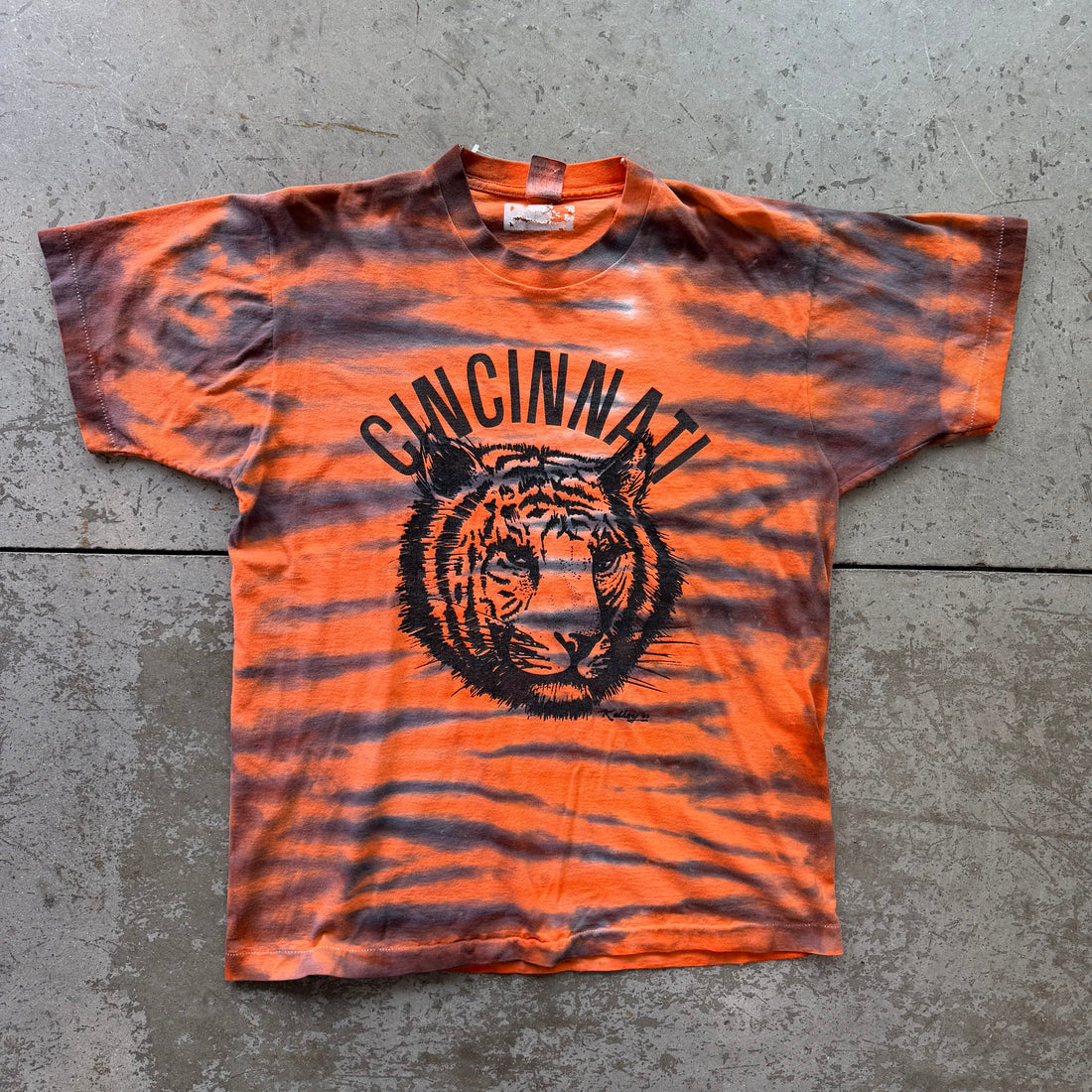 XL 90s Bengals Tye Dye Tee