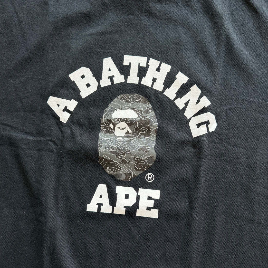 XXL Bape Black Ape Logo Tee