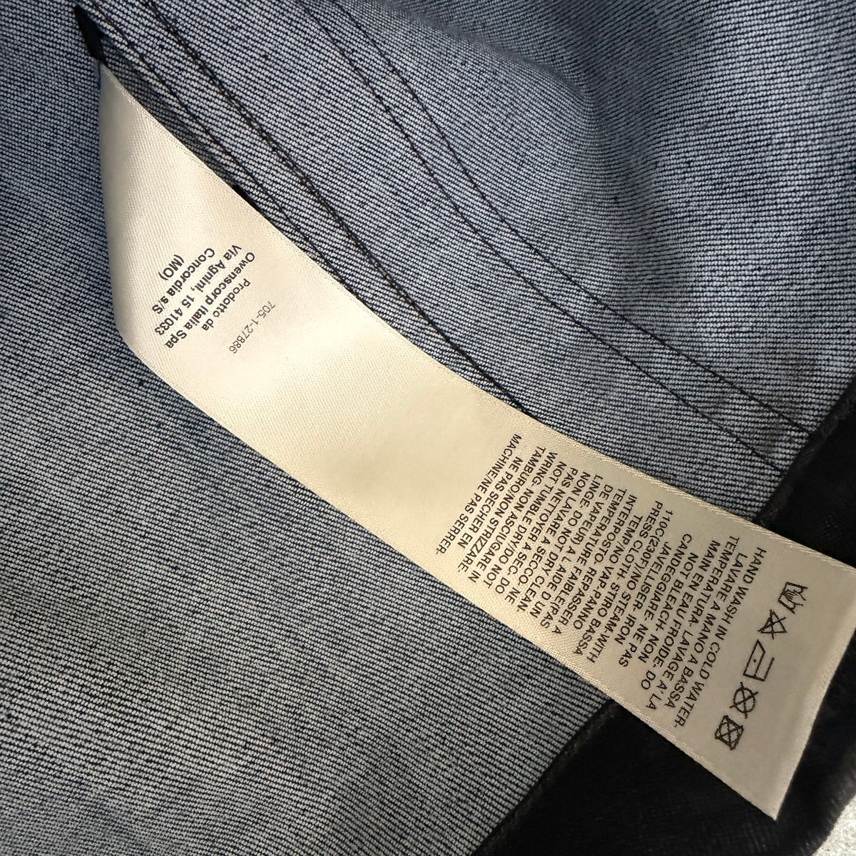L Rick Owens S/S 25 Tour Alice Cropped Leather Jacket